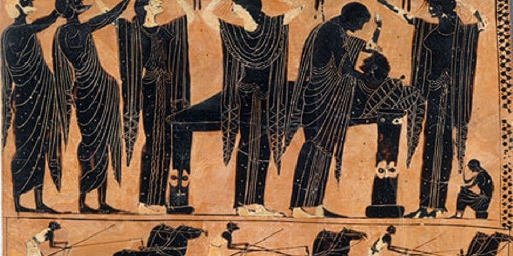 ¿Cómo enterraban a sus seres queridos en la antigua Grecia?