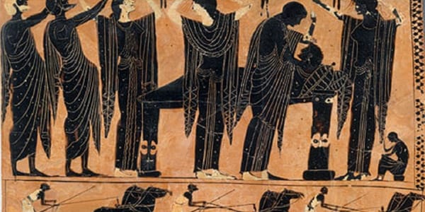 ¿Cómo enterraban a sus seres queridos en la antigua Grecia?